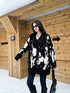 Abstract Dye Oversized Knit Top